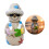 Humorous Snowman Statue Desktop Enhancement Creative Christmas 2