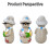 Humorous Snowman Statue Desktop Enhancement Creative Christmas 6