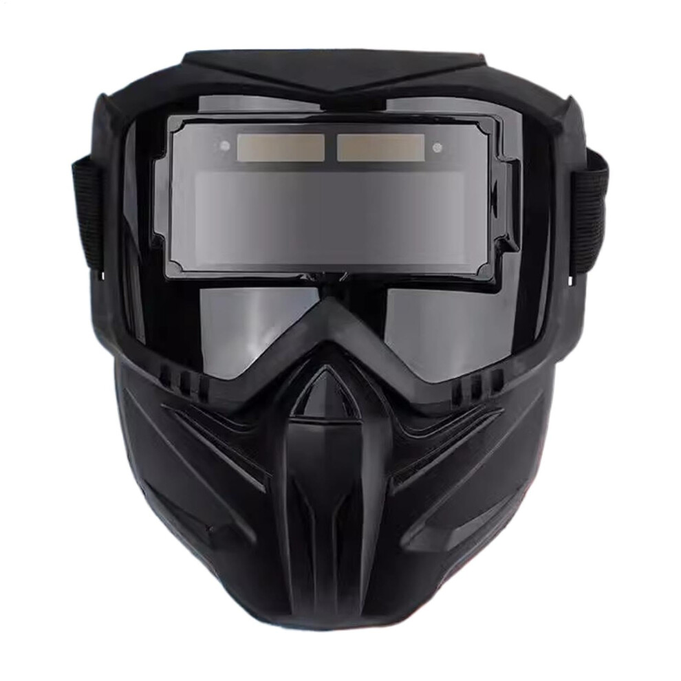 Auto Darkening Welding Helmet With True Color View, Large Lens, Heatresistant Full Face Protection 9455672900713