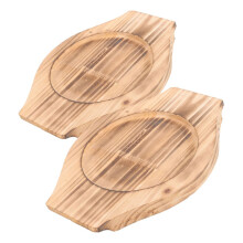 Heat Resistant Wooden BBQ Mat and Trivet Set for Outdoor Cooking, NonSlip Fireproof Pads for Grill, Hot Pots and Camping