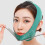 Breathable V Face Strap Slimming Tape, Adjustable, Green, Portable 6