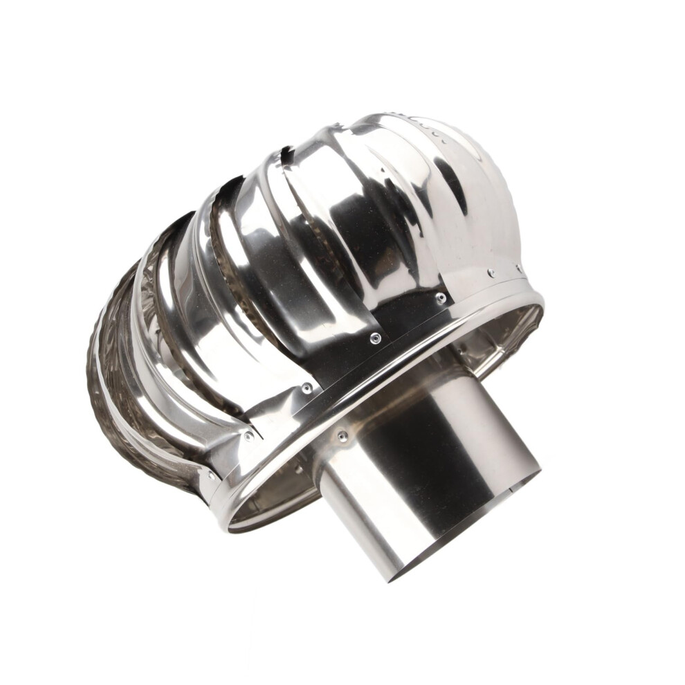 110Mm Stainless Steel Roof Ventilator Wind Turbine Vent For Attic 4.33 Inch Opening 9092120406597
