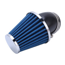 48mm Blue 45 Engine Bend Air Filter for Motorcycle ATV Pit Bike