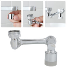 Faucet Extender 1080 Rotation Copper Stainless Steel 22mm 24mm