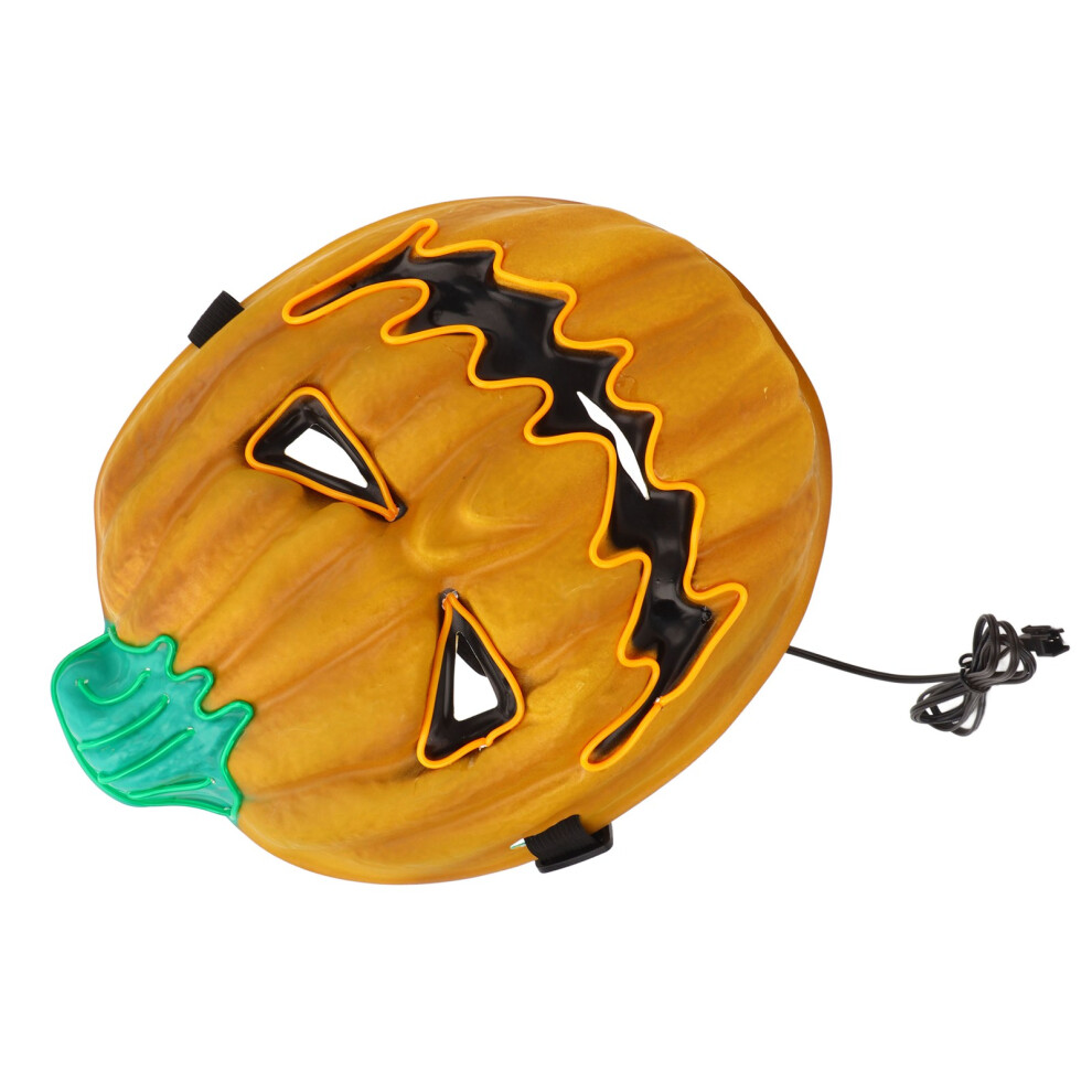 Halloween Pumpkin Mask with 3 LED Lighting Modes for Adults & Kids