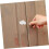 6pcs White Cabinet Knobs and Rubber Drawer Pulls for Kitchen Wardrobe – Stylish Durable Handles 4