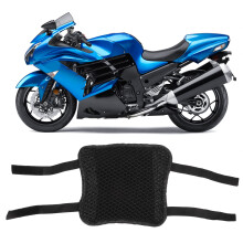 3D Doppelschicht Motorrad-Sitzkissen Schwarz Größe S Atmungsaktiv & Stoßdämpfend