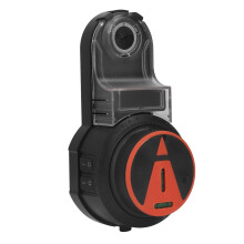 Système de collecteur de poussière pour perceuse 38 ml ABS, 0-13 mm, 500 mAh, Noir/Orange