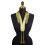Decorative Gold Thread Collar Sewing on Clothing Applique For-A 1