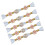 5Pcs Traditional Chinese Knot Button Closure Decorative-White 1