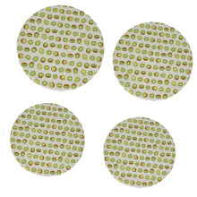 Housse anti-poussière en tissu de coton respirant avec-kiwi.