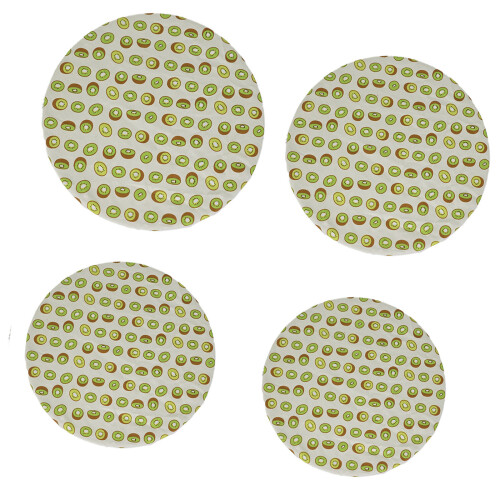 Verstellbare Baumwollhülle mit elastischen Kanten, passend-Kiwi.