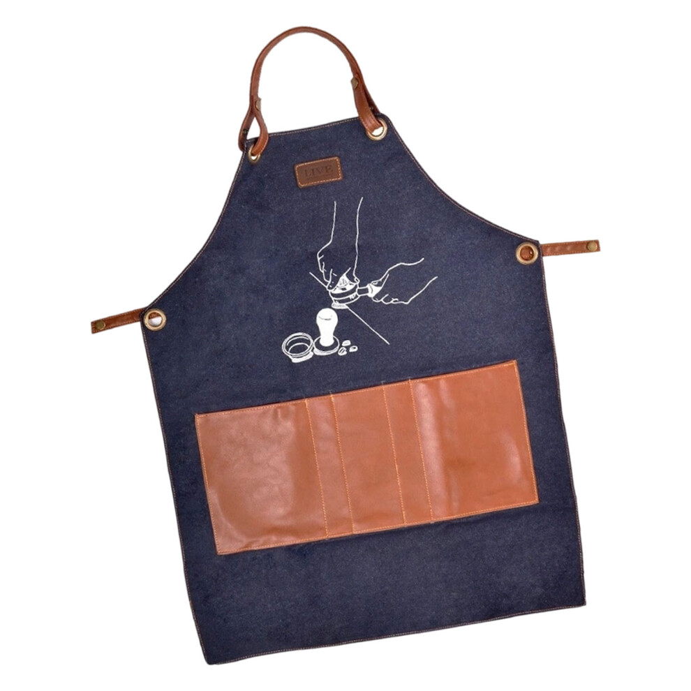 Elegant Coffee Apron With Multiple Pocket For Busy Cafes And-B 7751001281792
