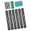 Extension de tige de mousse en plastique rechargeable pour-1 1