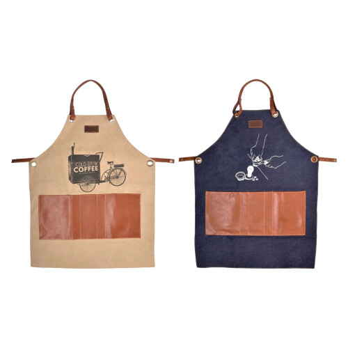 Practical Coffee Apron with Waterproof PU Layer And Storage-B 1
