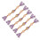5Pcs Cheongsam Knot Button Decorative Chinese-Light Pu rple 1