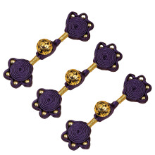 3Pcs Traditional Chinese Knot Button Closure Handmade-Jiang Zi