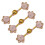 3Pcs Traditional Chinese Knot Button Closure for-Dark Pink 1