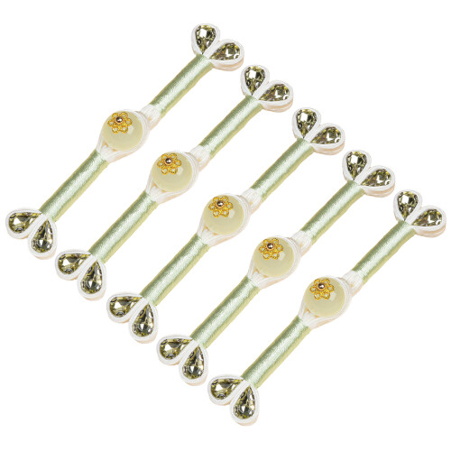 5Pcs Chinese Knot Button Handmade Cheongsam Knot Button-No. 2
