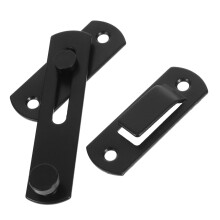 No Drill Deadbolt Lock for Pantry and Barn Doors, Surface Mounted Latch for Fence and Gate