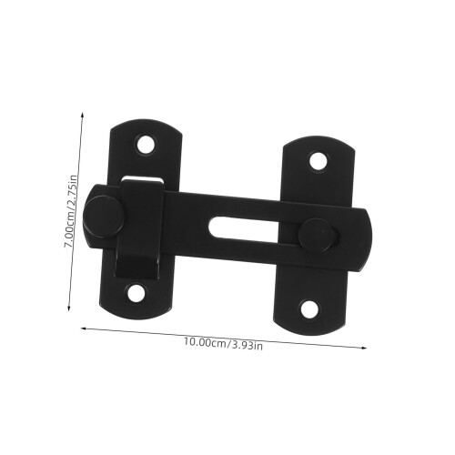 No Drill Deadbolt Lock for Pantry and Barn Doors, Surface Mounted Latch for Fence and Gate 1