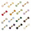 3Pcs Traditional Chinese Knot Button Closure Handmade-Apricot 2