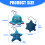 Marine Fish Shape Scum Absorber Sponge-8 armed sea creature 4