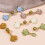 3Pcs Traditional Chinese Knot Button Closure for-Green.. 5