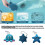 Marine Fish Shape Scum Absorber Sponge-8 armed sea creature 7