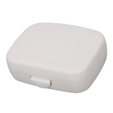 Large Capacity Black ABS Hearing Aids Storage Box for Travel & Home