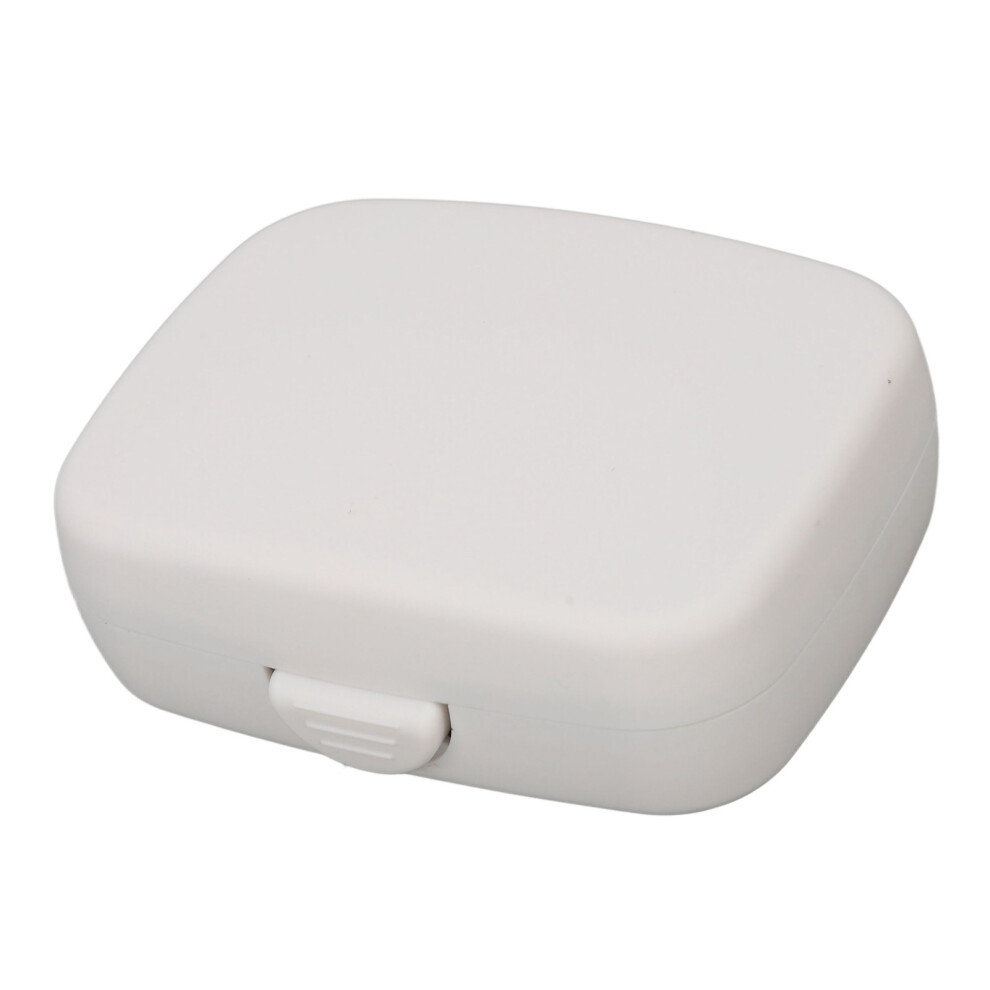 Black Large Capacity Abs Hearing Aids Storage Box For Travel & Home