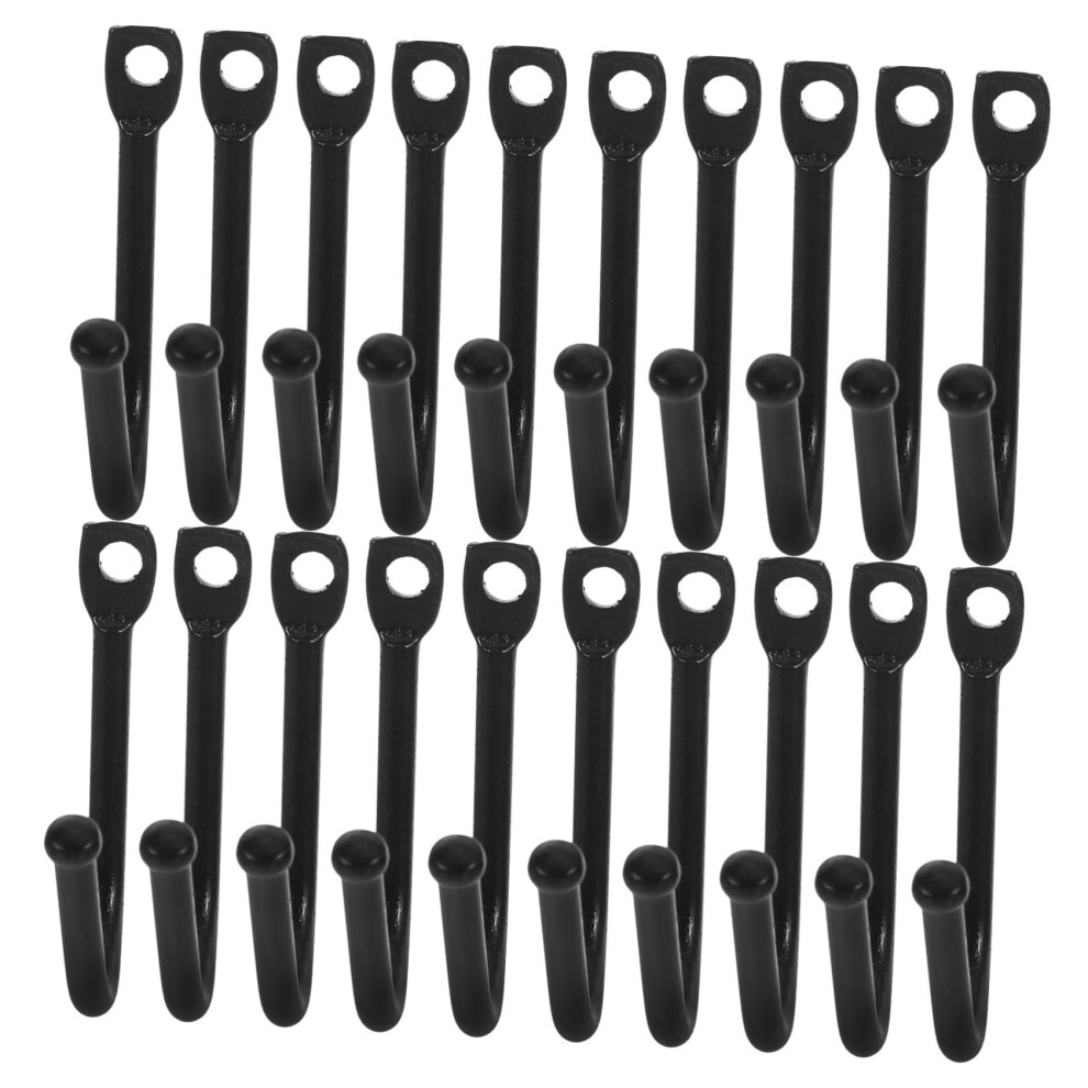 20Pcs Heavy Duty Cast Iron Wall Mount Hooks For Garage Storage And Outdoor Equipment 9092120407679