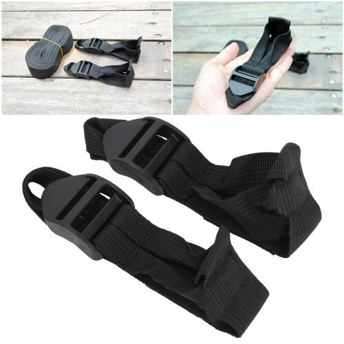 Windproof Tent Pole Fix Buckle, 6m Length, Lightweight Canopy Strap 2