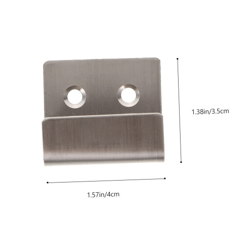 12 Sets Stainless Steel Tile Display Bracket, Heavy Duty Wall Mount Hooks for Secure Tile Samples 1