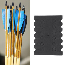 20Pcs EVA Black Arrow Rack 12 Arrows Storage Holder 9x6.5x1.2cm