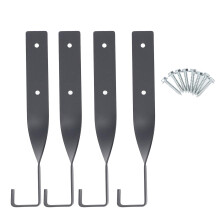 4PCS Heavy Duty Wall Mounted Chainsaw Hanger Rack for Garage Garden SpaceSaving Storage