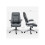 Faux Leather Executive Swivel Office Chair - Dark Grey 3