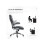 Faux Leather Executive Swivel Office Chair - Dark Grey 6