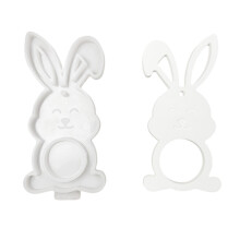 Moules en Silicone pour pendentif en résine, thÚme de pùques,-R