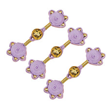 Chinese Knot Button Closure Decorative Sewing-Light P u rple