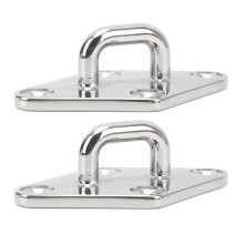 316 Stainless Steel Ceiling Hooks Heavy Duty Marine Grade for Boat Garage Indoor Outdoor Use 2 Pack