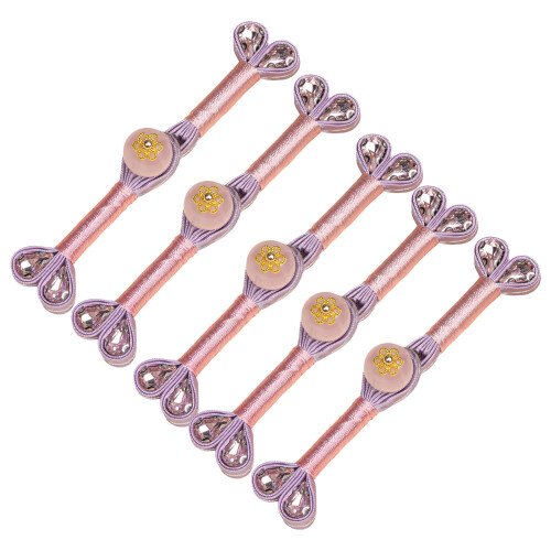 5Pcs Traditional Chinese Knot Button Closure Sewing-No. 10