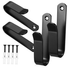 4Pcs Heavy Duty Snowboard Wall Mount Hooks Durable Steel Rack for SpaceSaving Storage in Home Garage
