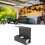 Grease Spray Holder Wall Mount Organizer with Durable Iron Structure and Removable Drip Cups for Garage Workshop 3