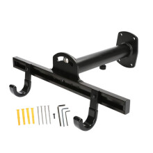 Wall Mounted Bike Rack with Adjustable Arm Length, Space Saving Vertical Storage for Garage and Home