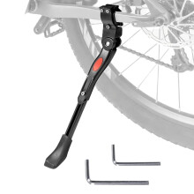 Adjustable Bicycle Kickstand Aluminum Alloy with NonSlip Rubber Base for 2027.5 Inch Bikes