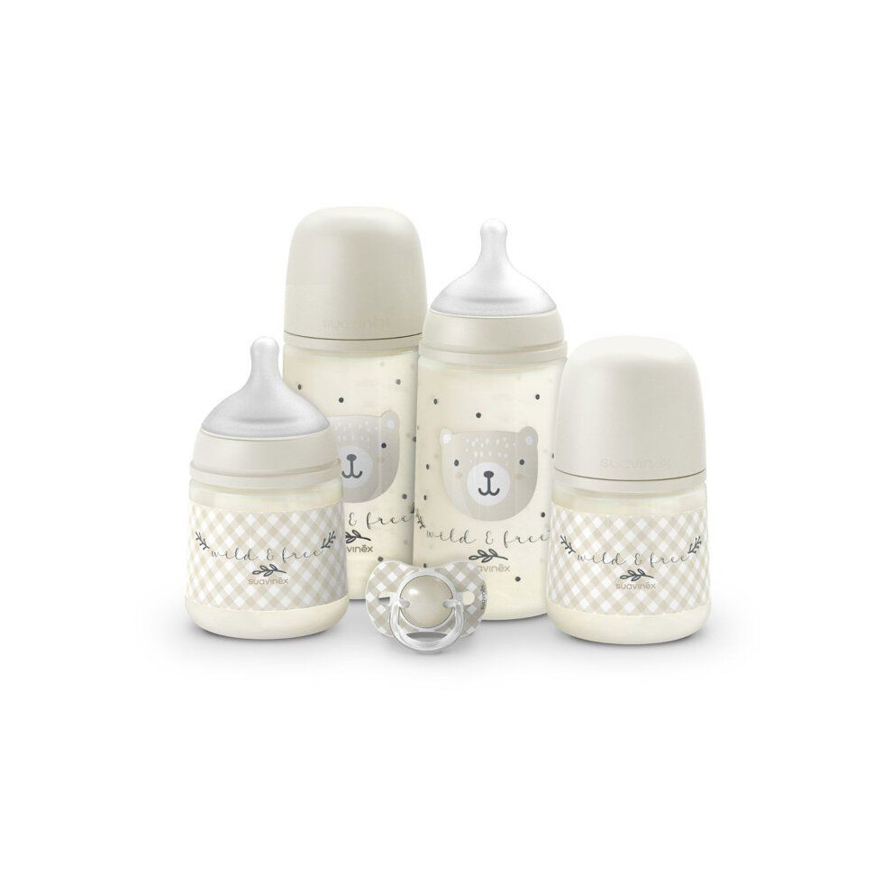 Suavinex Beige Newborn Set - Night&Day Wild&Free - 0 To 6 Months