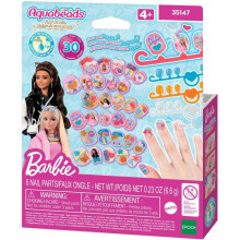 Die Nagelauffüllung - AQUABEADS - Barbie - 40 Nägel mit Dekorationen - Ab 4 Jahren