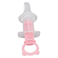 Weicher Tipp Tiermedizin-Fütterungsspritze 12x6cm Pink Silikonspritze
