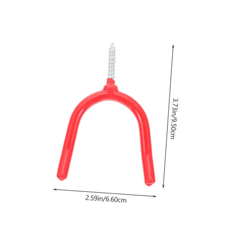 Garage Wall Hooks Heavy Duty Wall Mount Space Saving Storage NonSlip Hold for Tools 6pcs 1